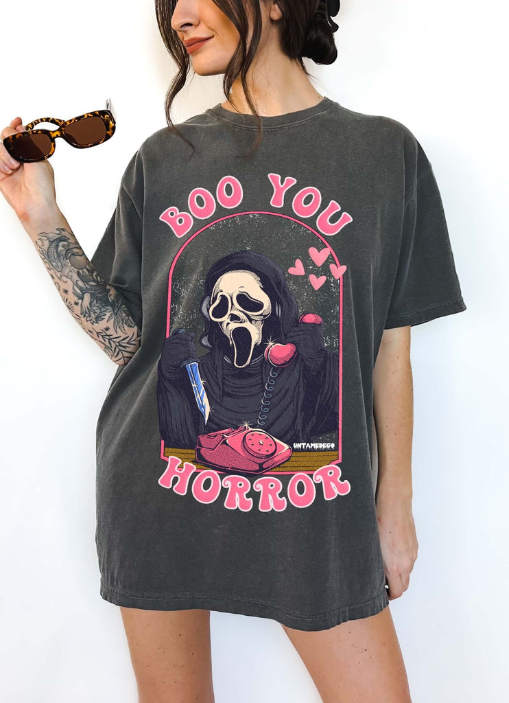 Boo You Horror Ghost Face Halloween Tee - UntamedEgo LLC.