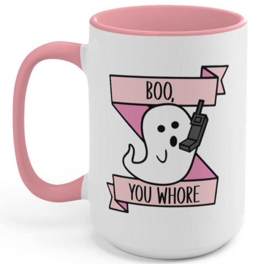 Boo You Whore Halloween Mug - UntamedEgo LLC.