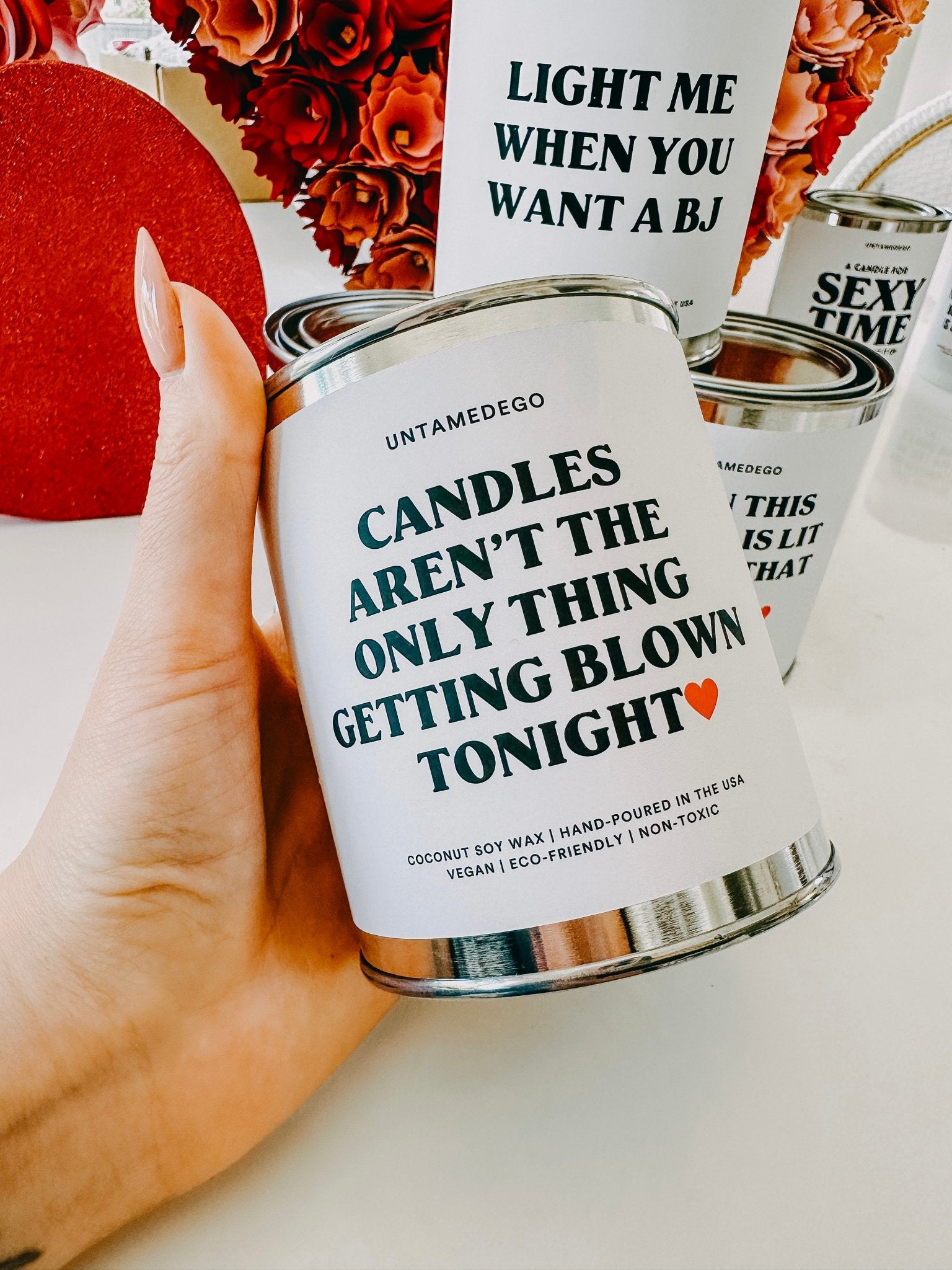 Candles Aren't The Only Thing Getting Blown Tonight Hand Poured Paint Can Candle - UntamedEgo LLC.