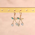 Cherry Drop Fetish Diamond Earrings - UntamedEgo LLC.