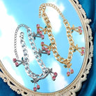 Cherry Fetish Cuban Link Bracelet - UntamedEgo LLC.