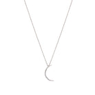 Crescent Diamond Gold Dipped Necklace - UntamedEgo LLC.
