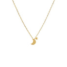 Crescent Gold Dipped Choker Necklace - UntamedEgo LLC.