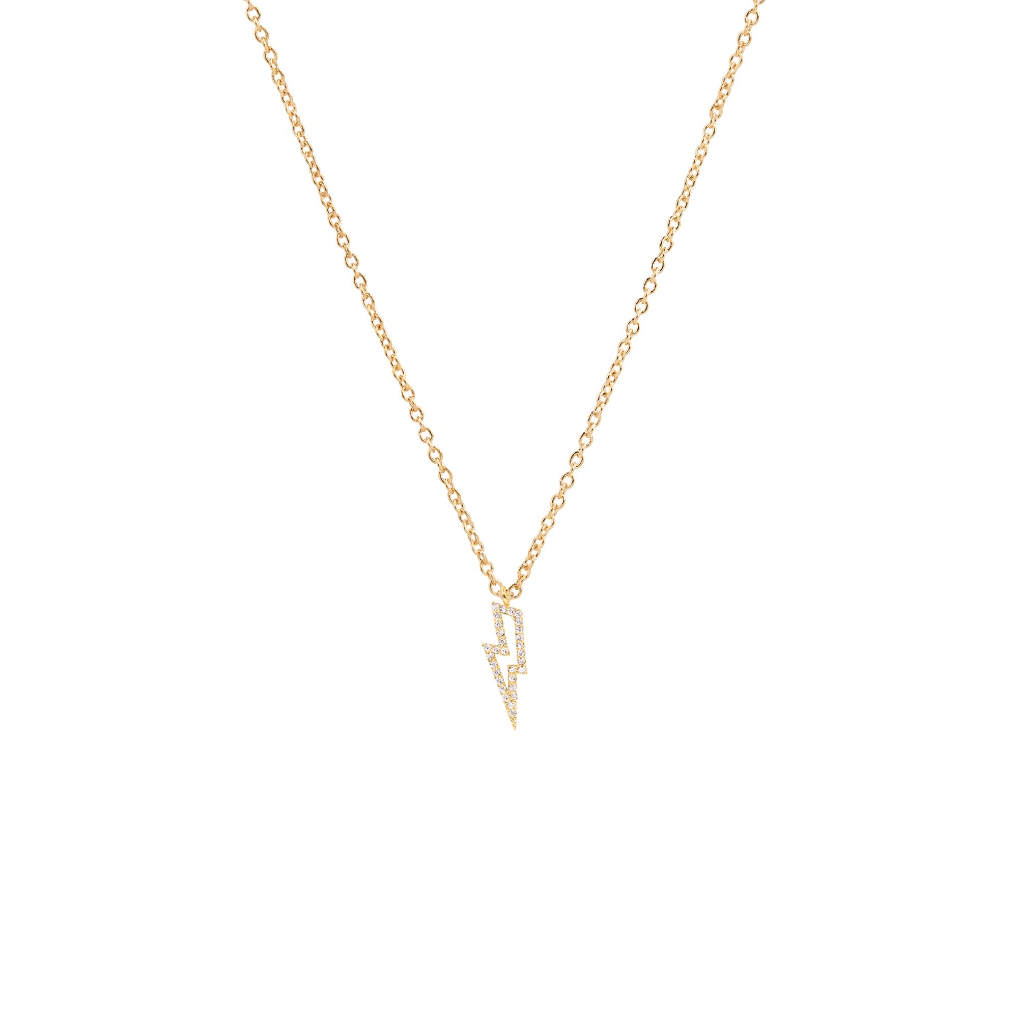Cubic Thunder Bolt Necklace - UntamedEgo LLC.