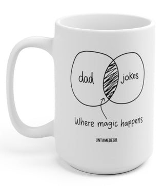 Dad Jokes 15oz Mug - UntamedEgo LLC.