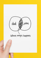 Dad Jokes Greeting Card - UntamedEgo LLC.
