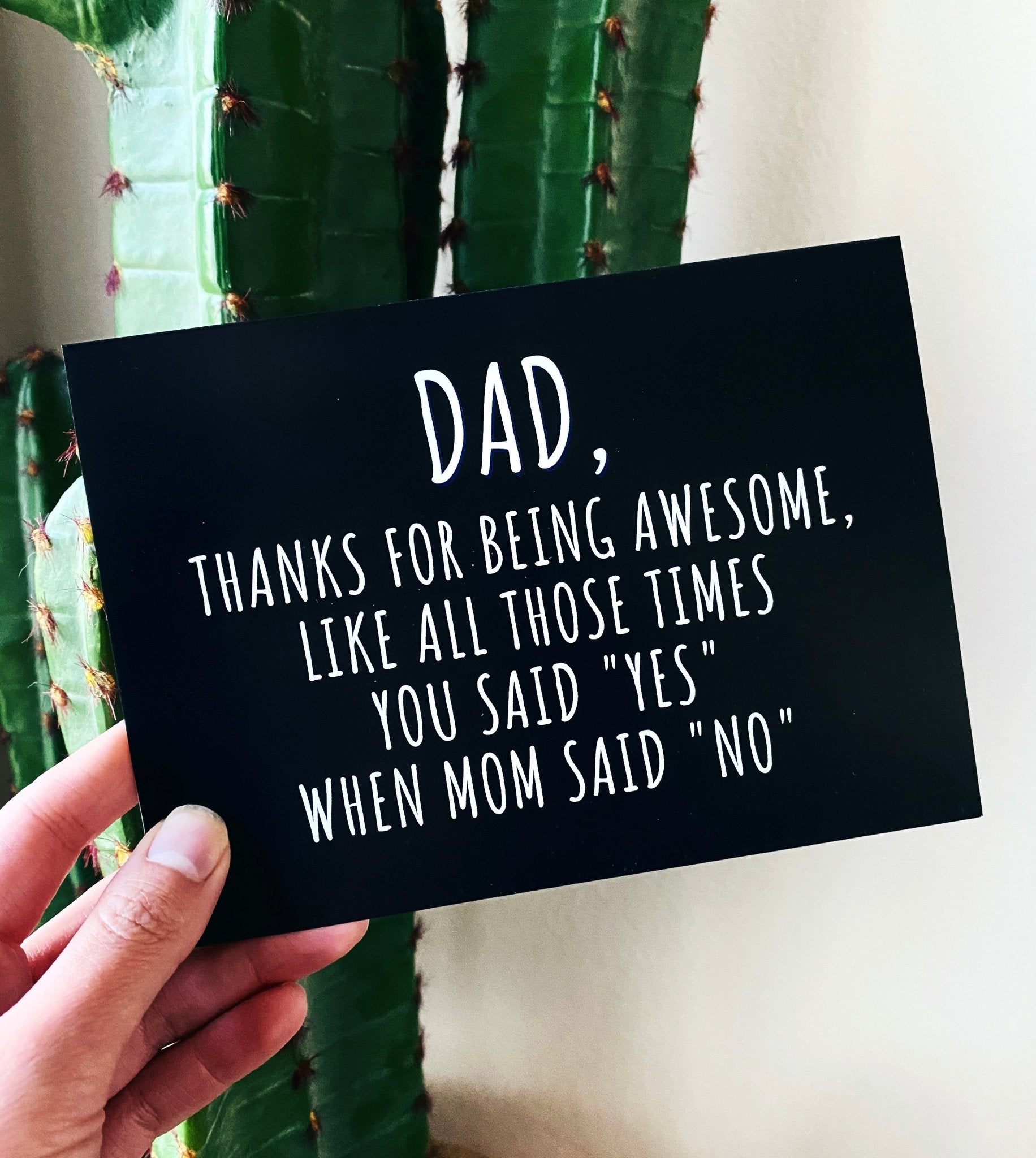 Dad Thanks for Being Awesome Card - UntamedEgo LLC.
