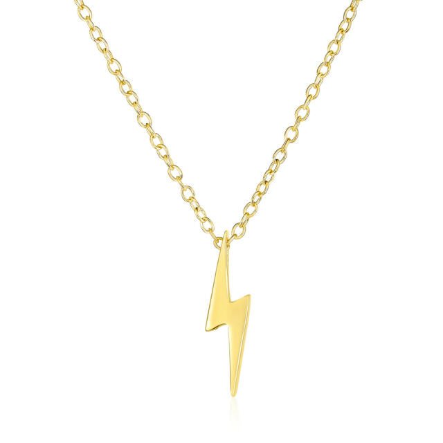 Dainty Lighting Bolt Necklace - UntamedEgo LLC.