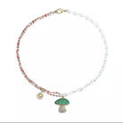 Daisy Mushroom Pendant Necklace - UntamedEgo LLC.