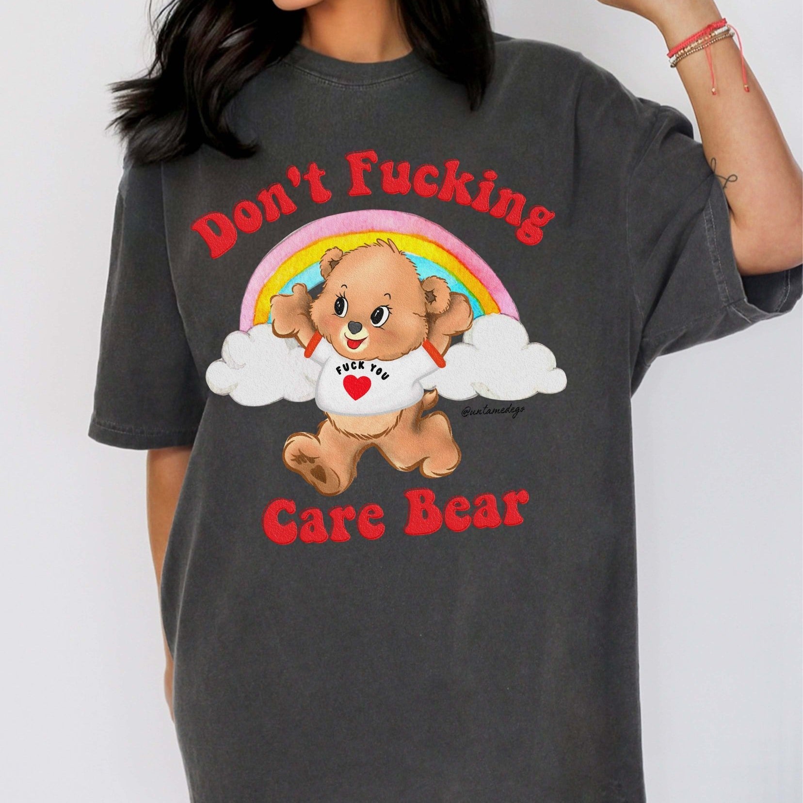Don't F*cking Care Bear Exclusive Unisex Tee - UntamedEgo LLC.