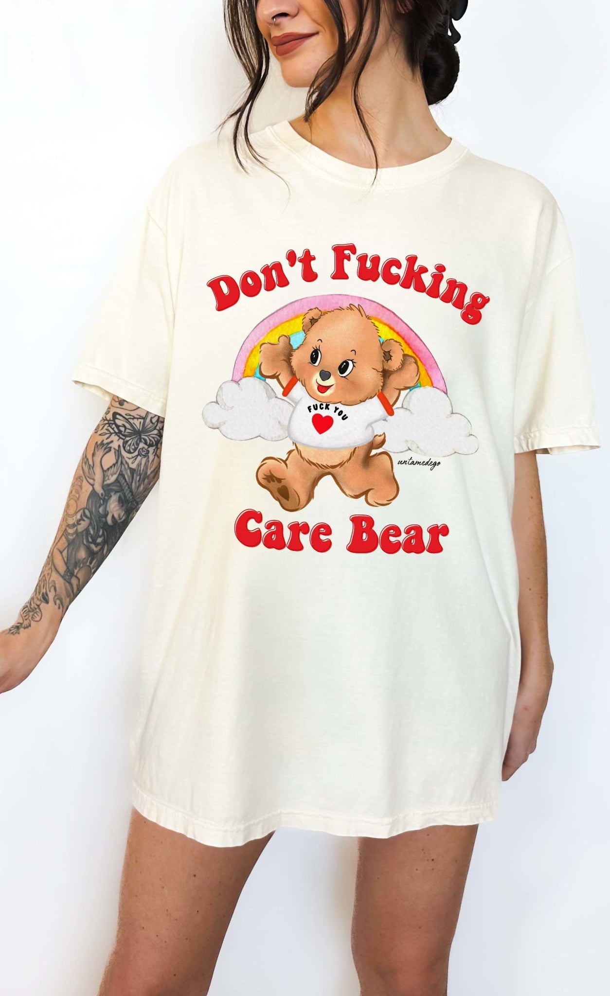 Don't Fucking Care Bear Exclusive Unisex Tee - UntamedEgo LLC.