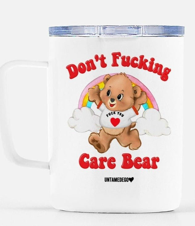 Don't Fucking Care Lolly The Bear Mugs - UntamedEgo LLC.