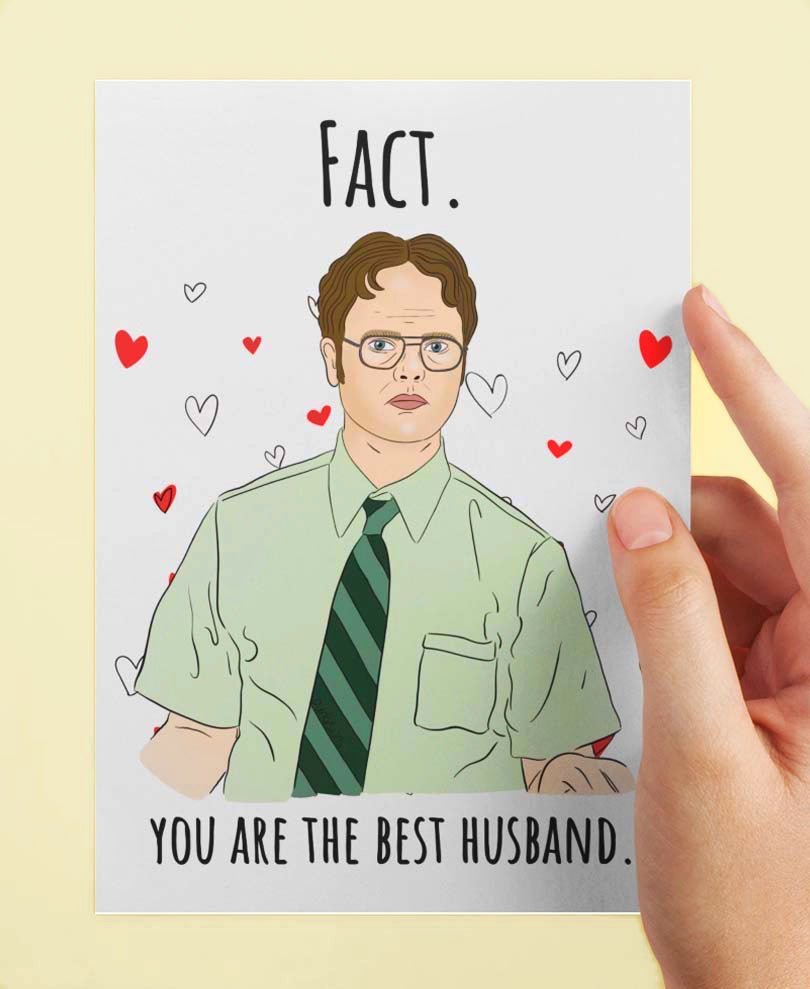 Dwight You Are The Best Husband Greeting Card - UntamedEgo LLC.