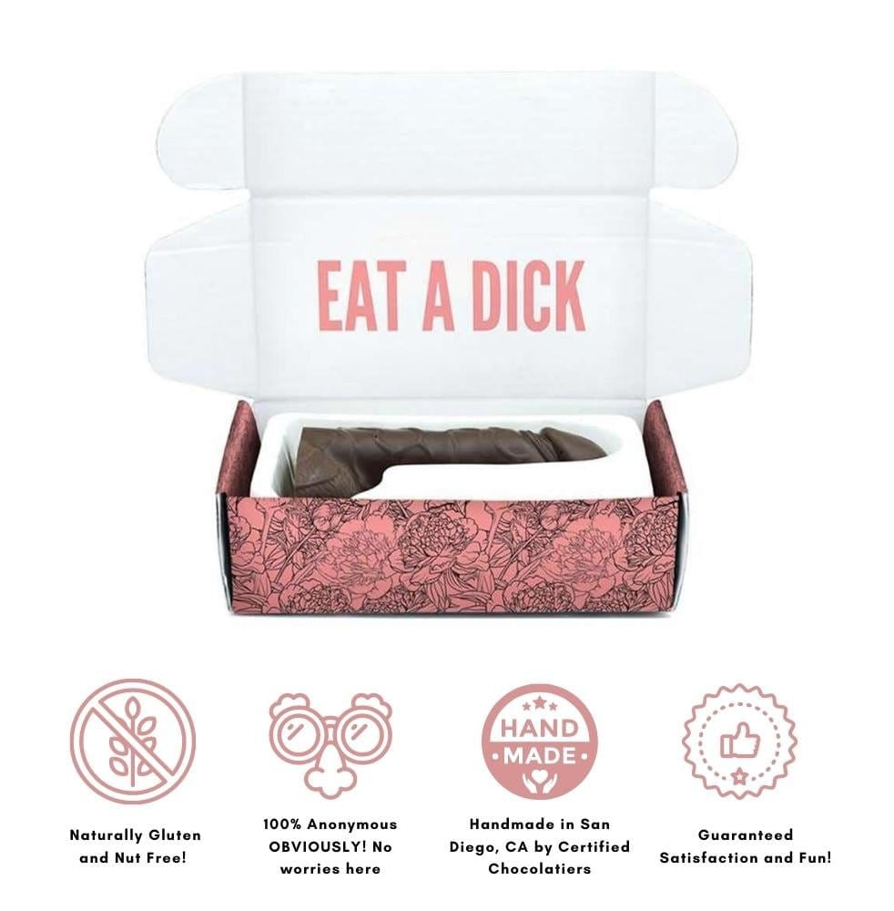 Eat A Dick - Dick in A Box Chocolate by DickAtYourDoor - UntamedEgo LLC.