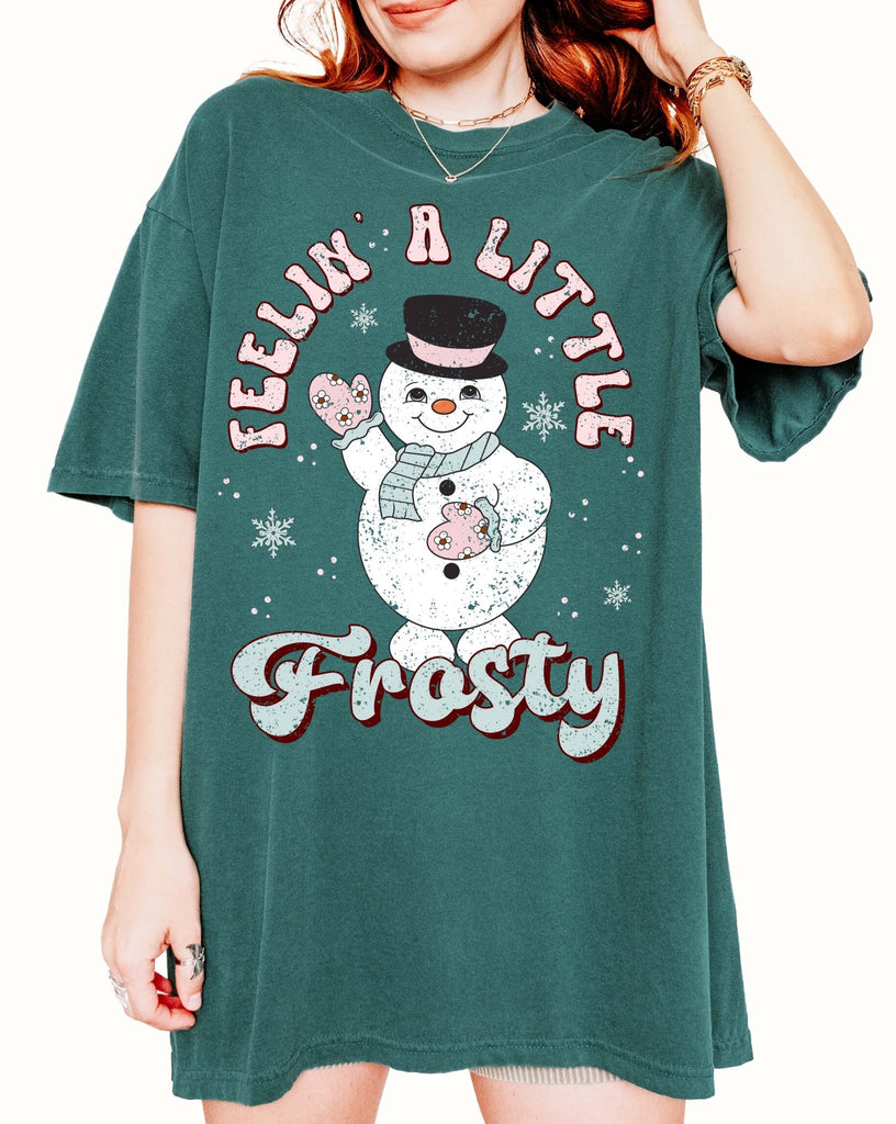 Feelin A Little Frosty Christmas Tee - UntamedEgo LLC.