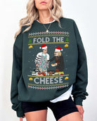 Fold The Cheese Unisex Christmas Sweatshirt - UntamedEgo LLC.