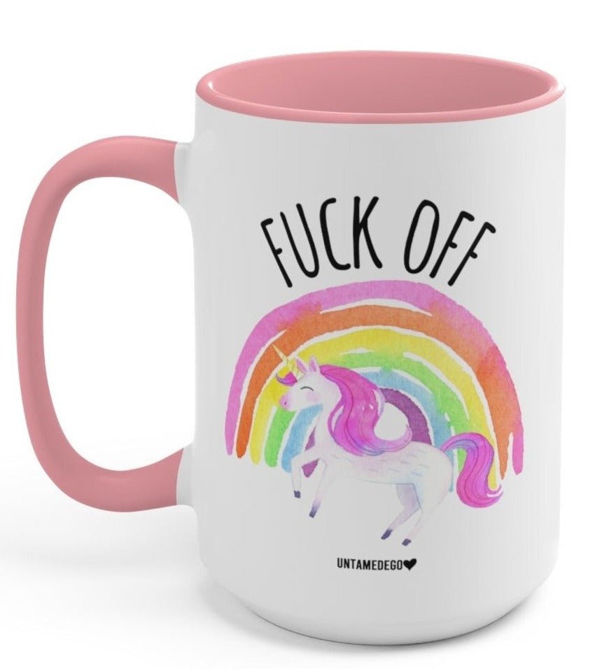 Fuck Off 15oz Pink Mug - UntamedEgo LLC.