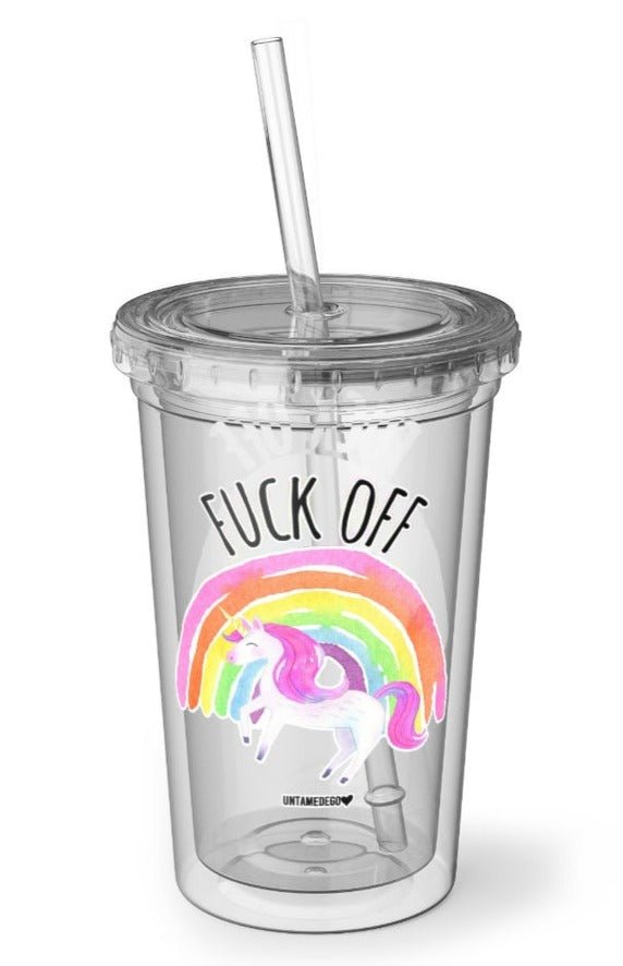 Fuck Off Cold Acrylic Tumbler - UntamedEgo LLC.