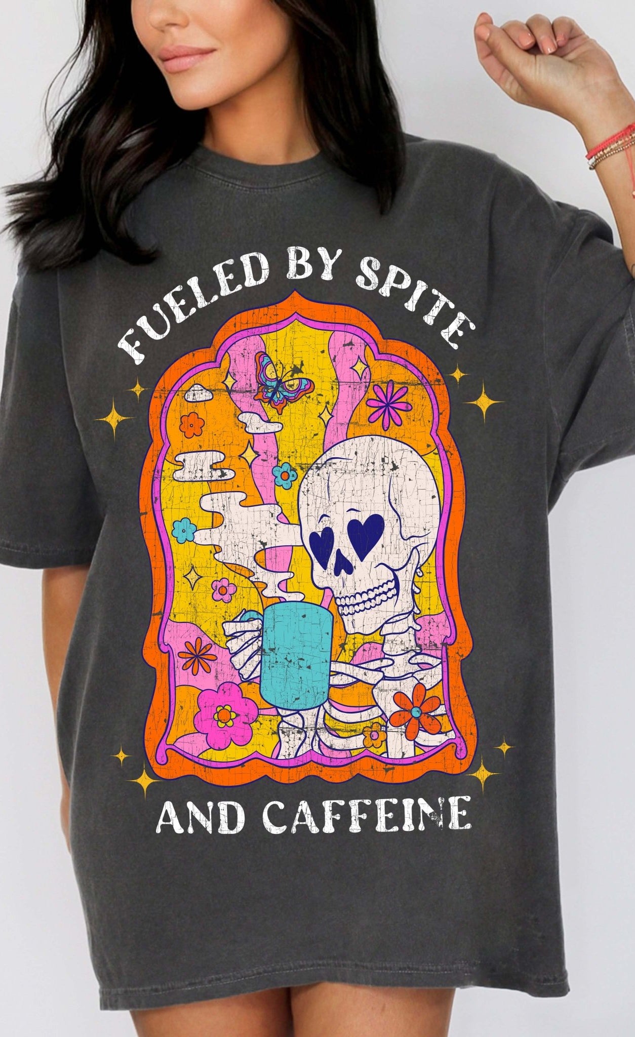 Fueled By Spite And Caffeine Tee - UntamedEgo LLC.