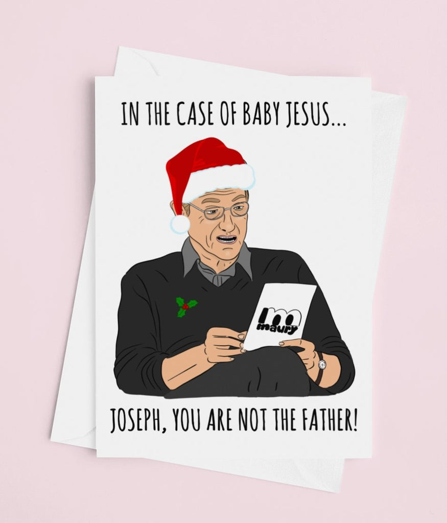 Funny Maury Christmas Card - UntamedEgo LLC.