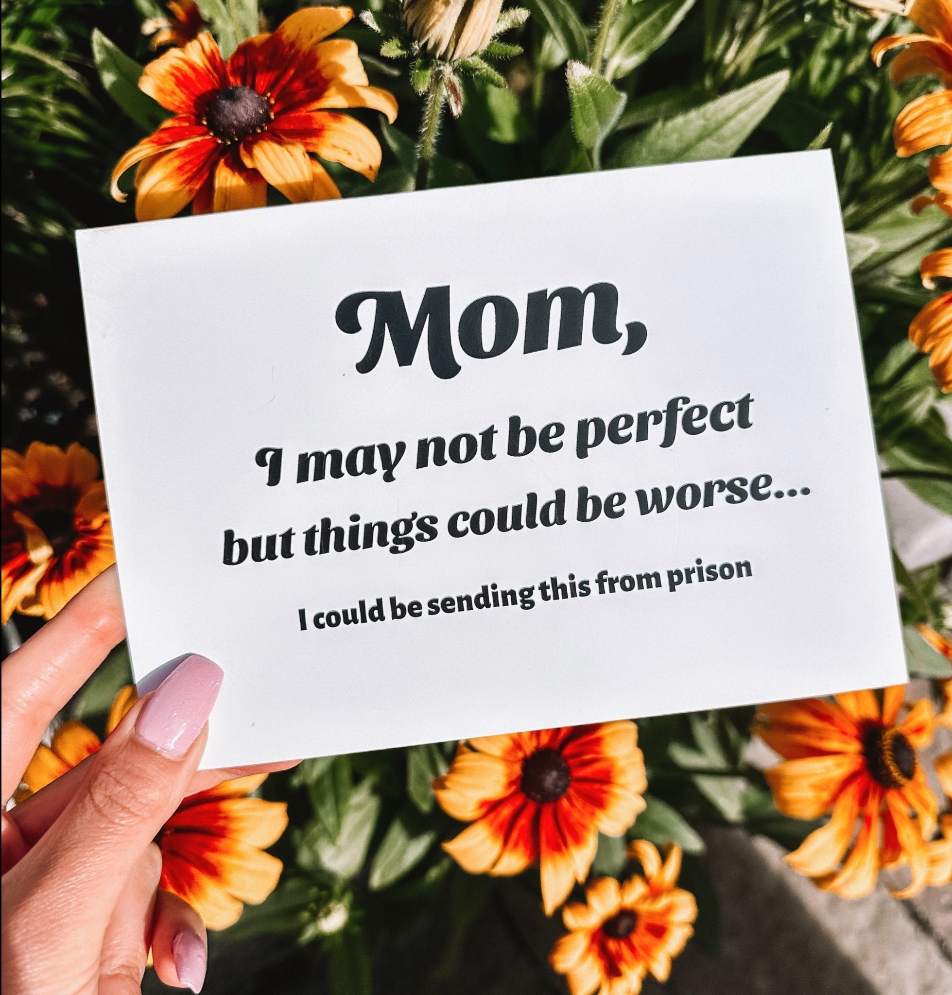 Funny Mom Prison Card - UntamedEgo LLC.