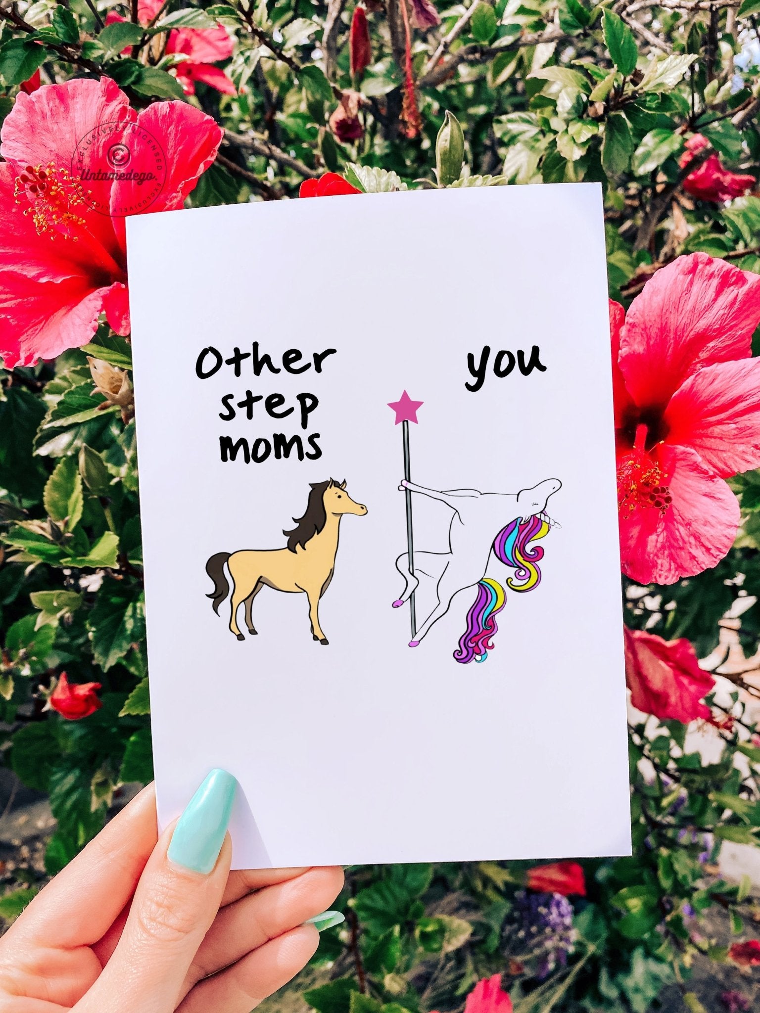 Funny Mother's Day Card -Other Stepmoms Vs You - UntamedEgo LLC.