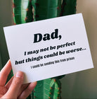 Funny Prison Card For Dad - UntamedEgo LLC.