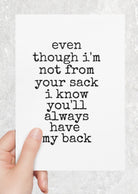 Funny Stepdad Greeting Card - UntamedEgo LLC.