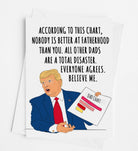 Funny Trump Dad Card - UntamedEgo LLC.