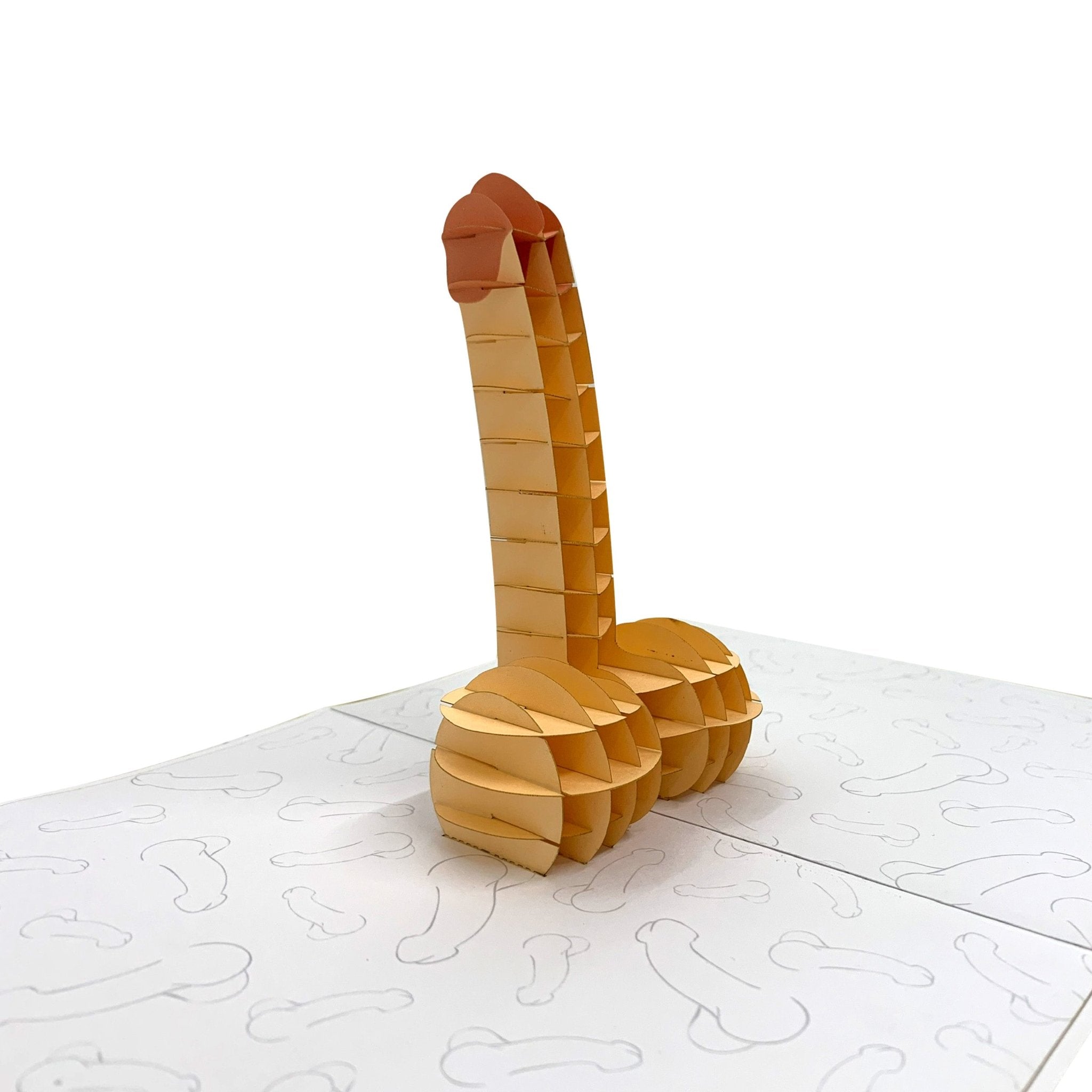 Funny Valentine’s Card - Your Package Has Arrived Penis Pop up Greeting Card - UntamedEgo LLC.