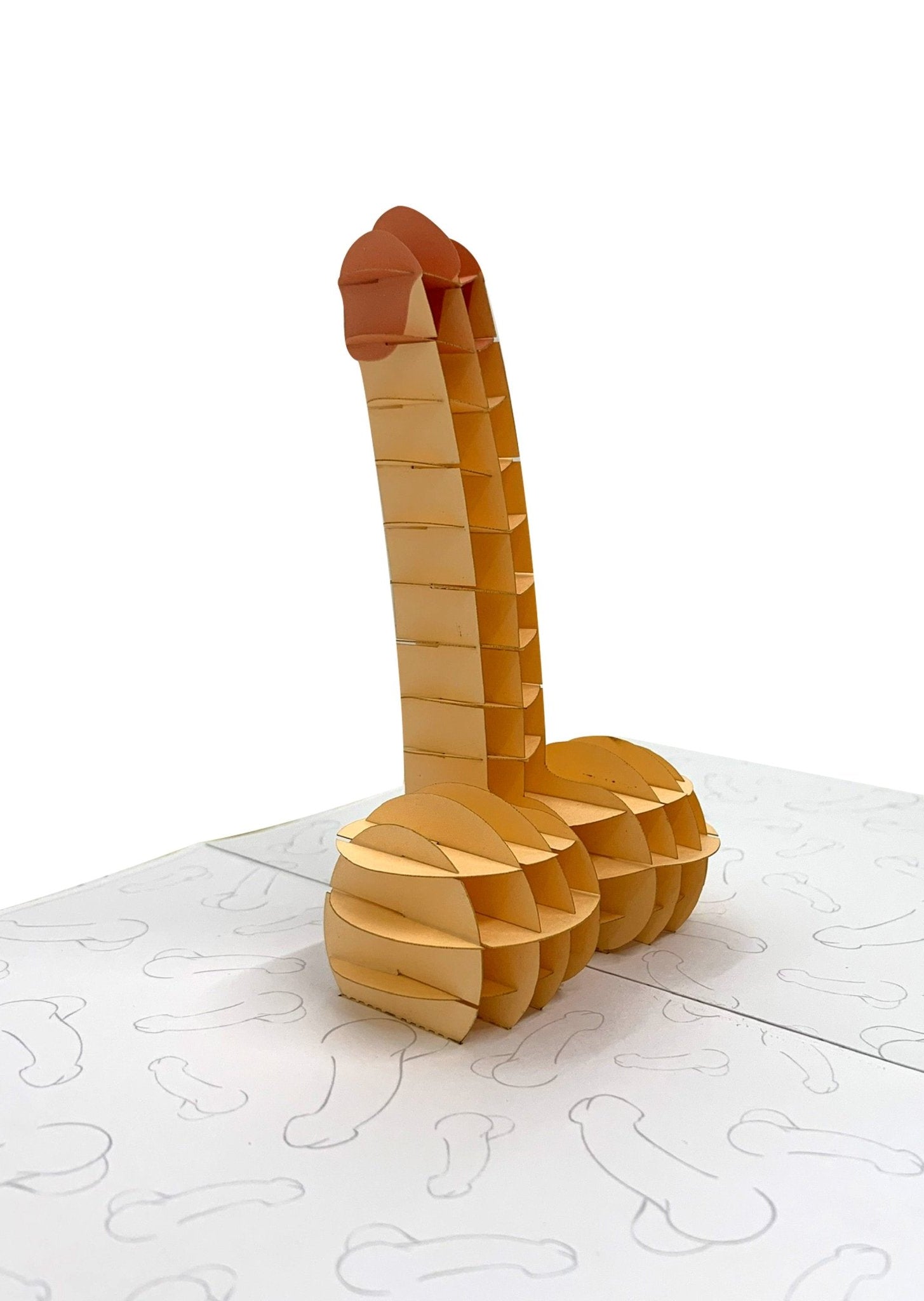 Funny Valentine’s Card - Your Package Has Arrived Penis Pop up Greeting Card - UntamedEgo LLC.