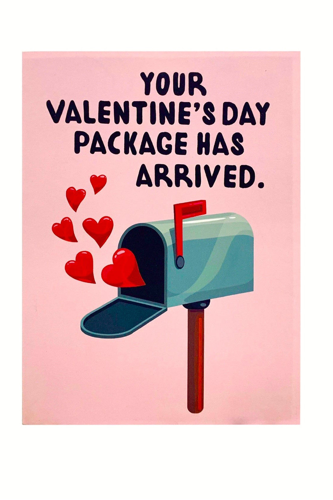 Funny Valentine’s Card - Your Package Has Arrived Penis Pop up Greeting Card - UntamedEgo LLC.