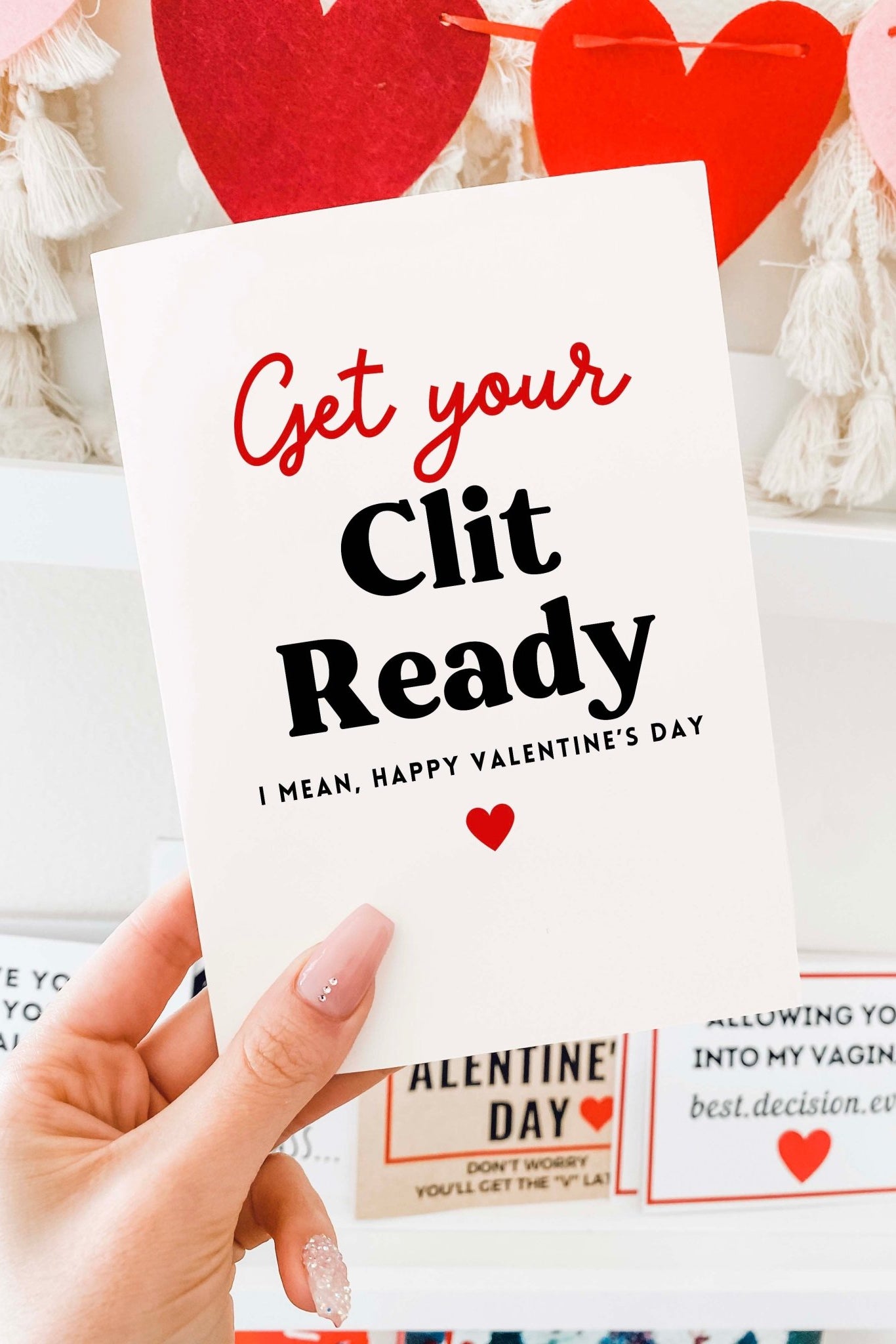 Get Your Clit Ready Valentine's Day Card - UntamedEgo LLC.