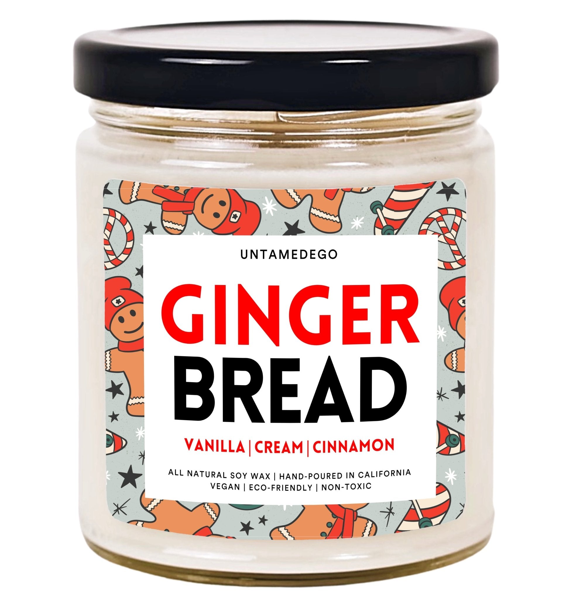 Ginger Bread Hand Poured Candle - UntamedEgo LLC.