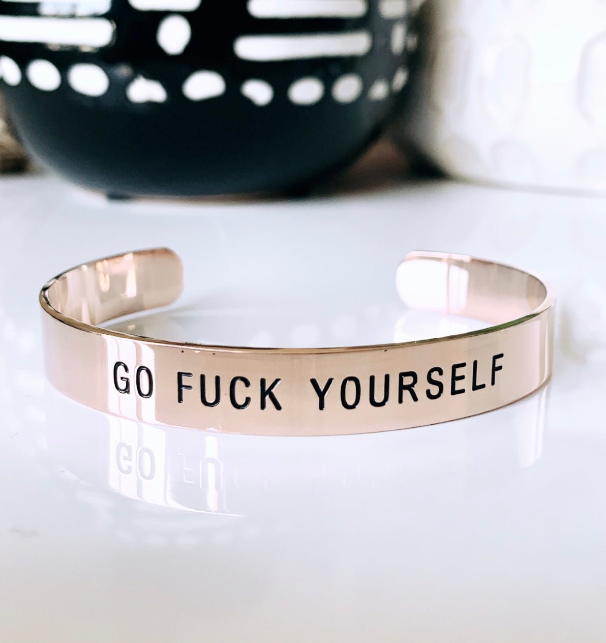 Go Fuck Yourself Bracelet Cuff - UntamedEgo LLC.