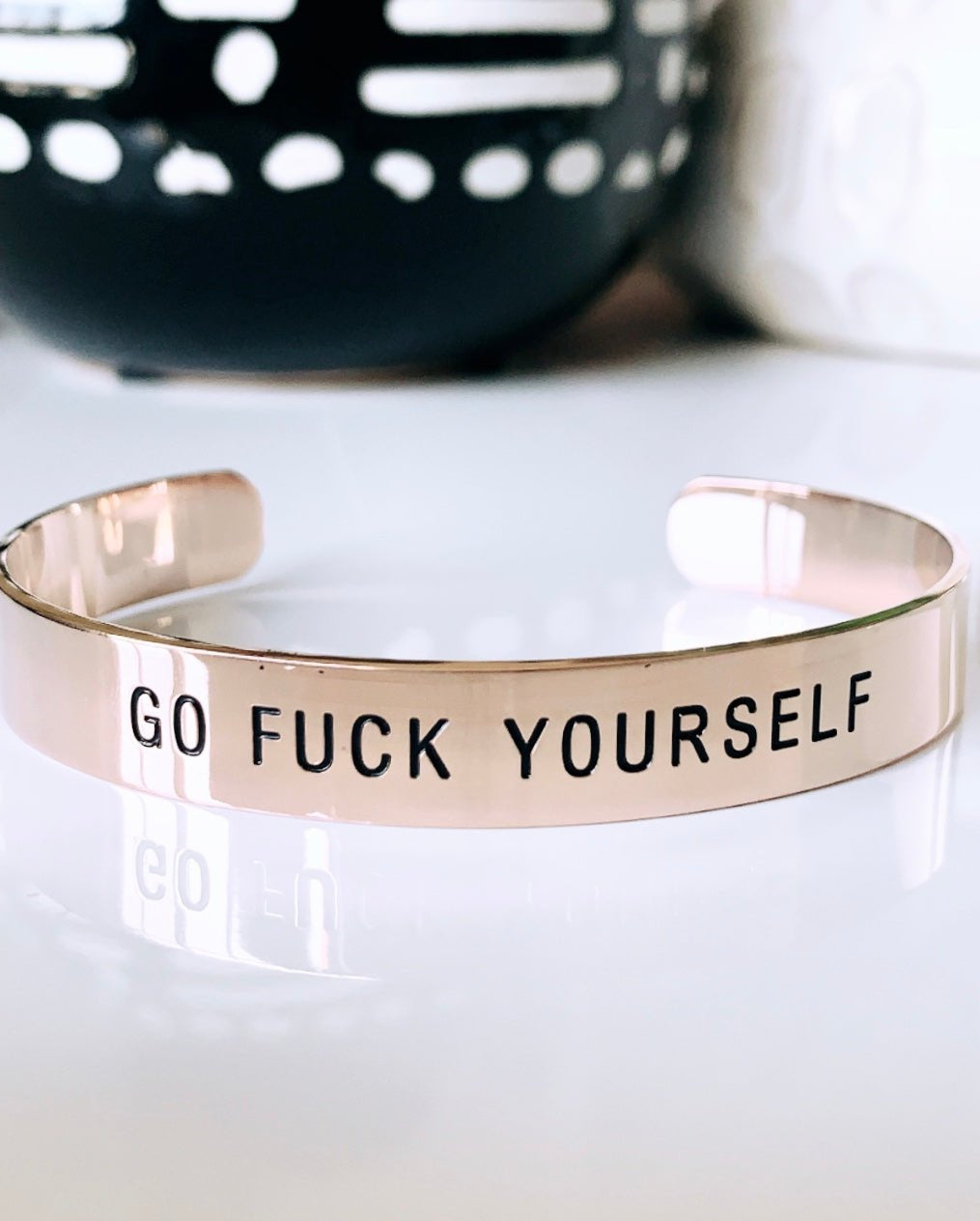 Go Fuck Yourself Bracelet Cuff - UntamedEgo LLC.