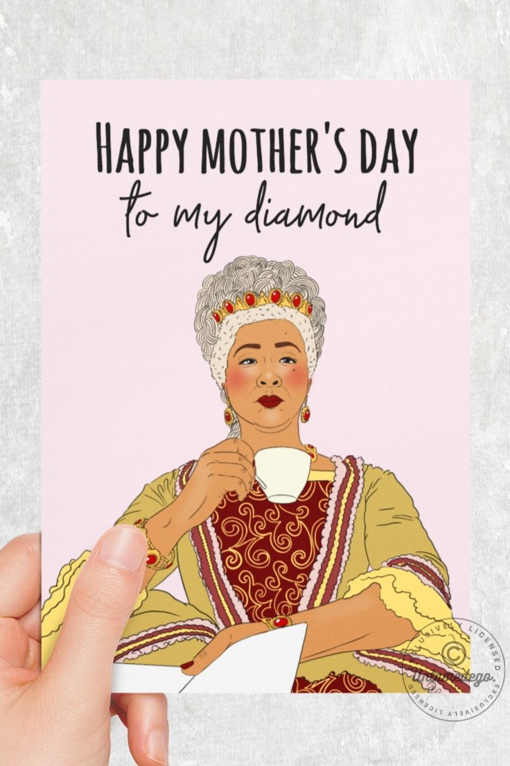 Happy Mother's Day To My Diamond Greeting Card - UntamedEgo LLC.