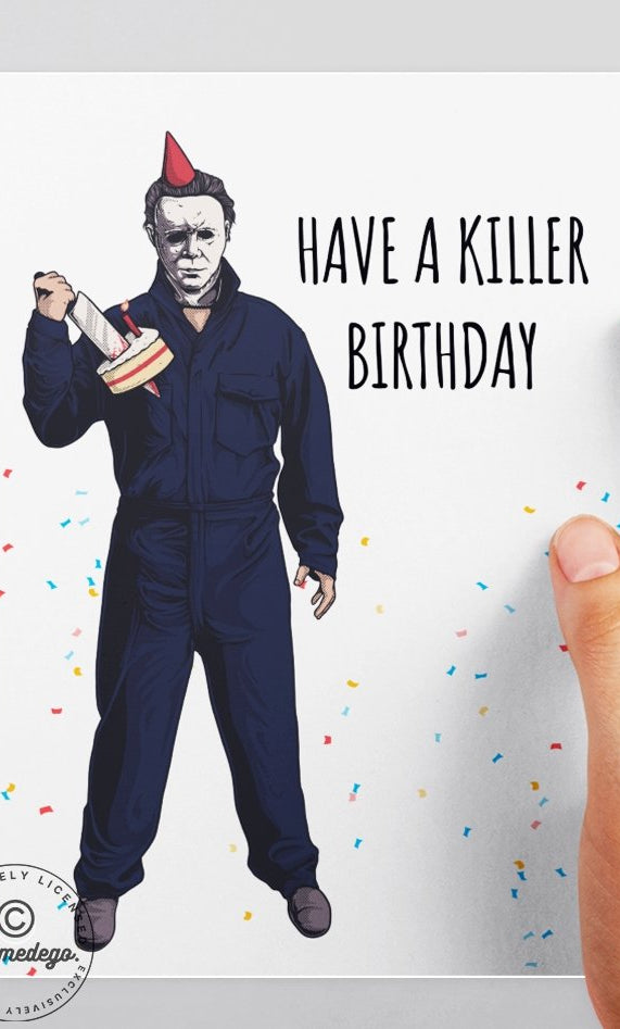 Have A Killer Birthday Horror Card - UntamedEgo LLC.