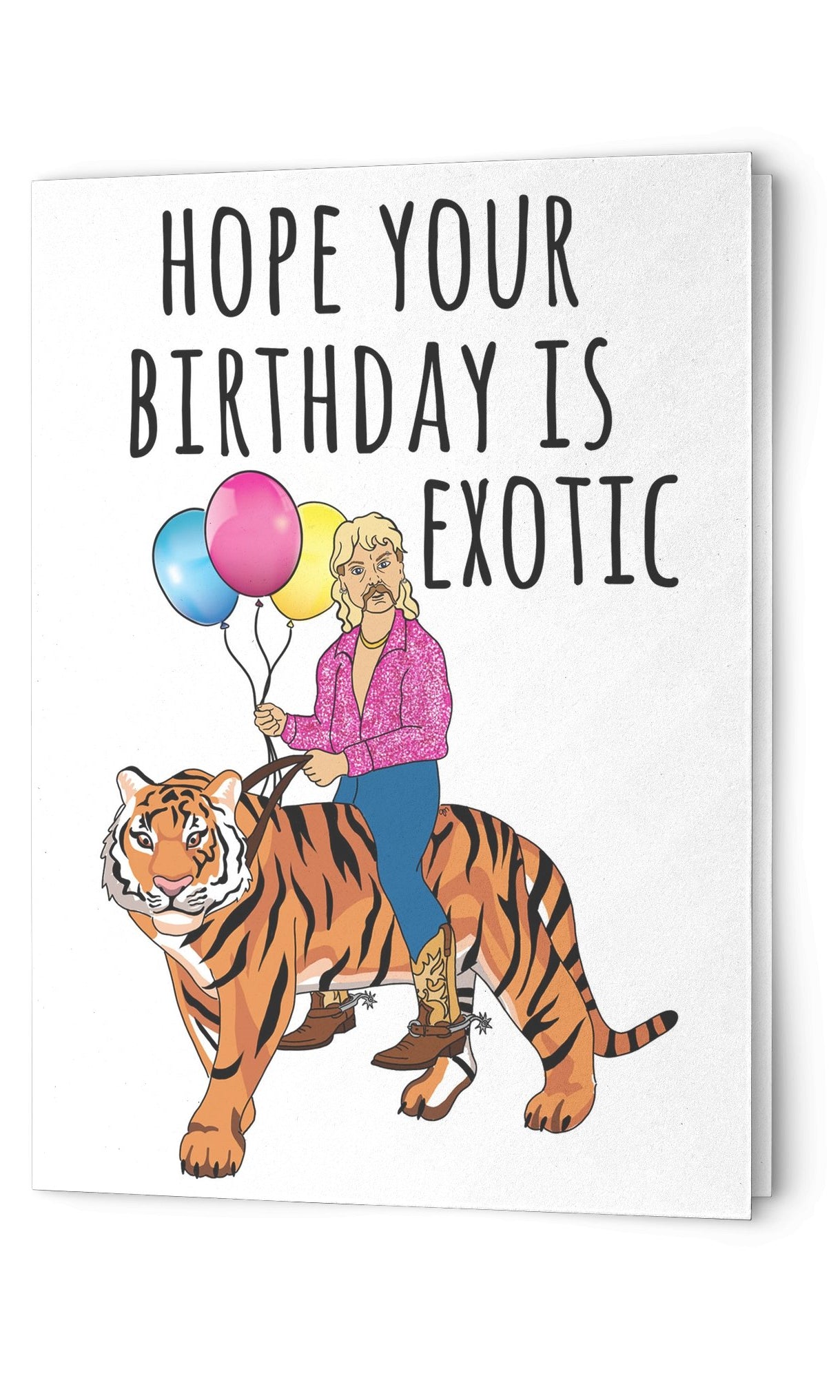 Hope Your Birthday Is Exotic Greeting Card - UntamedEgo LLC.