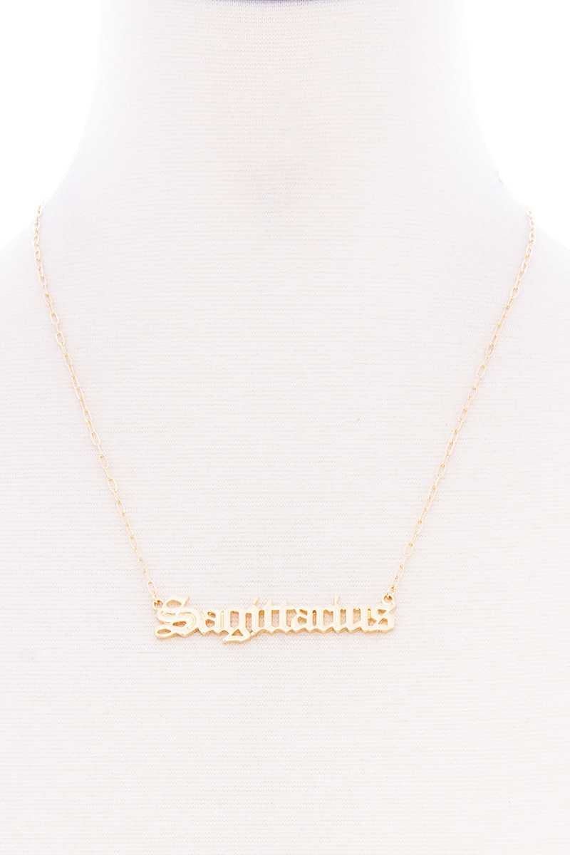 Horoscope zodiac Necklace - UntamedEgo LLC.