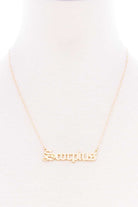 Horoscope zodiac Necklace - UntamedEgo LLC.