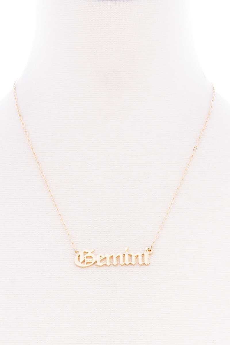 Horoscope zodiac Necklace - UntamedEgo LLC.