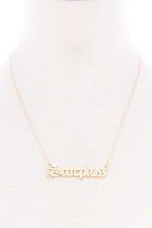 Horoscope zodiac Necklace - UntamedEgo LLC.