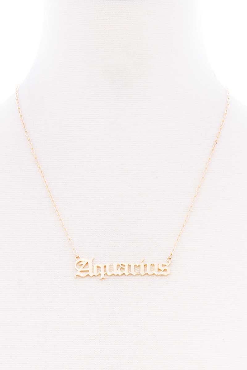 Horoscope zodiac Necklace - UntamedEgo LLC.