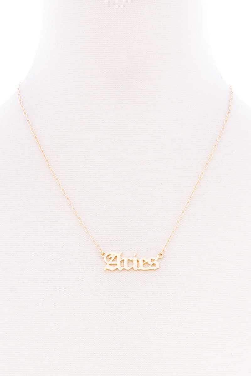 Horoscope zodiac Necklace - UntamedEgo LLC.