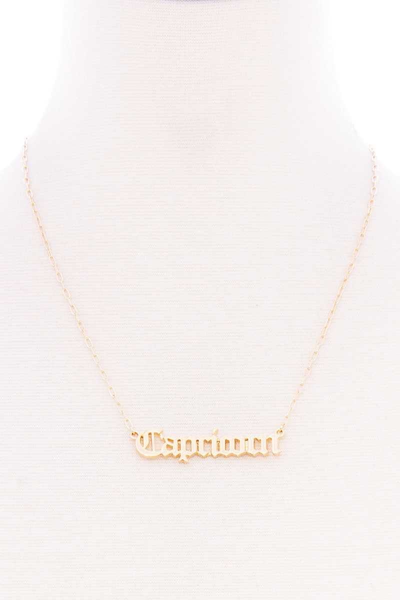 Horoscope zodiac Necklace - UntamedEgo LLC.