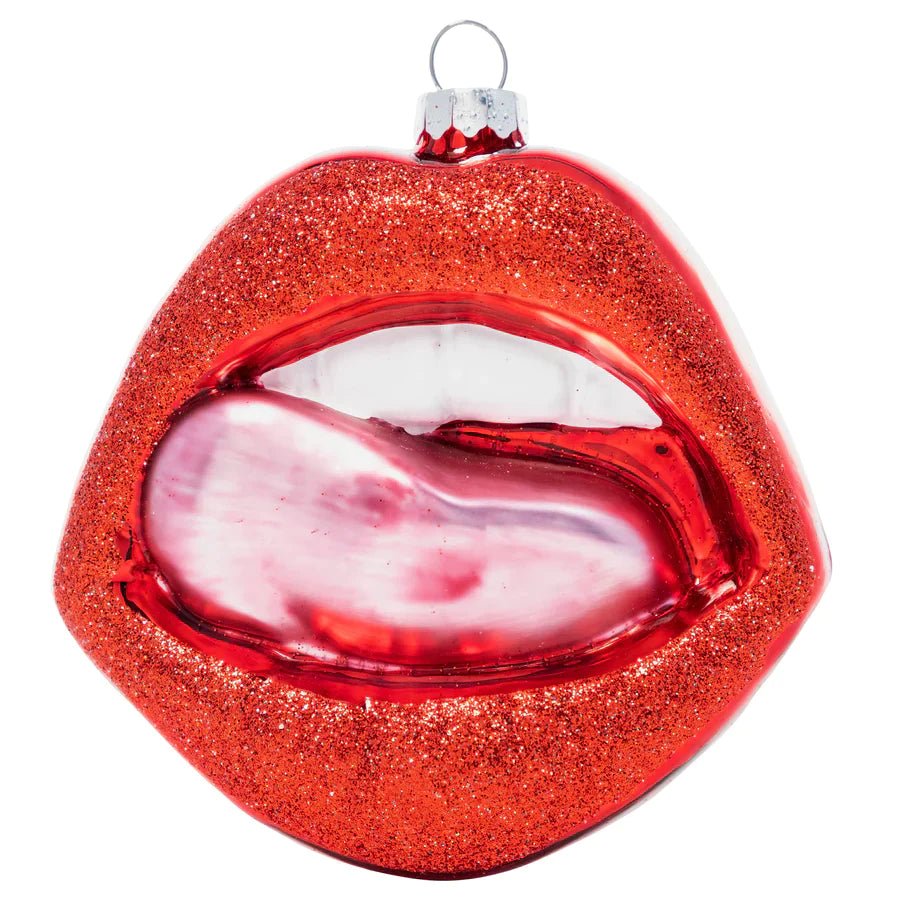 Hot Lips Christmas Ornament - UntamedEgo LLC.