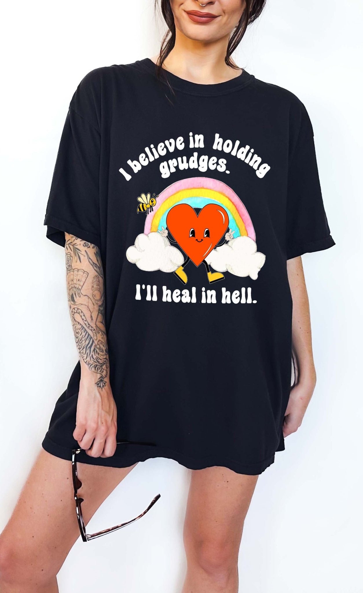I Believe In Holding Grudges I'll Heal In Hell Unisex Tee - UntamedEgo LLC.