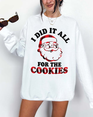 I Did It All For The Cookies Crew Sweatshirt - UntamedEgo LLC.