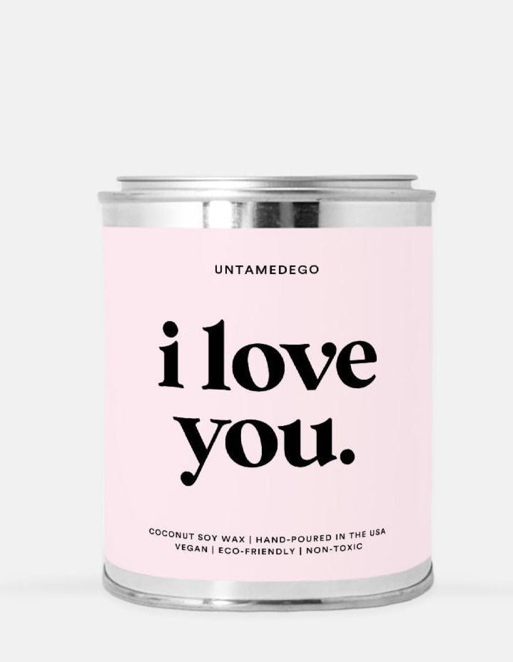 I Love You 16oz Paint Can Candle - UntamedEgo LLC.
